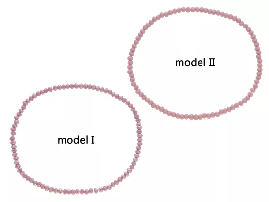 R3F83 BRANSOLETKA KRYSZTAŁKI 2,5 mm NA GUMCE