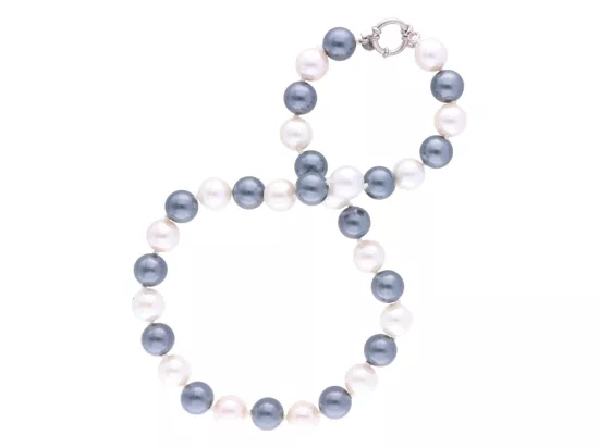 N2J93 NASZYJNIK PERŁA MAJORKA