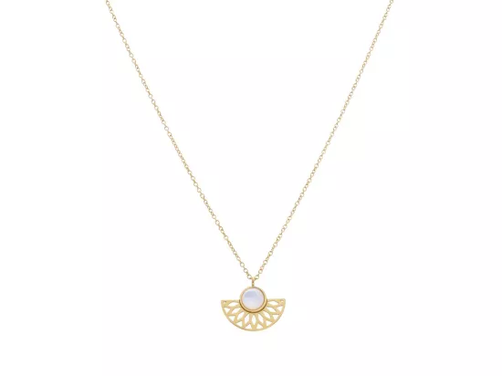 N3M24 NASZYJNIK MASA PERŁOWA I STAL CHIRURGICZNA