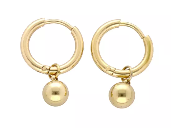 U1O66 KOLCZYKI STAL CHIRURGICZNA 1 PARA