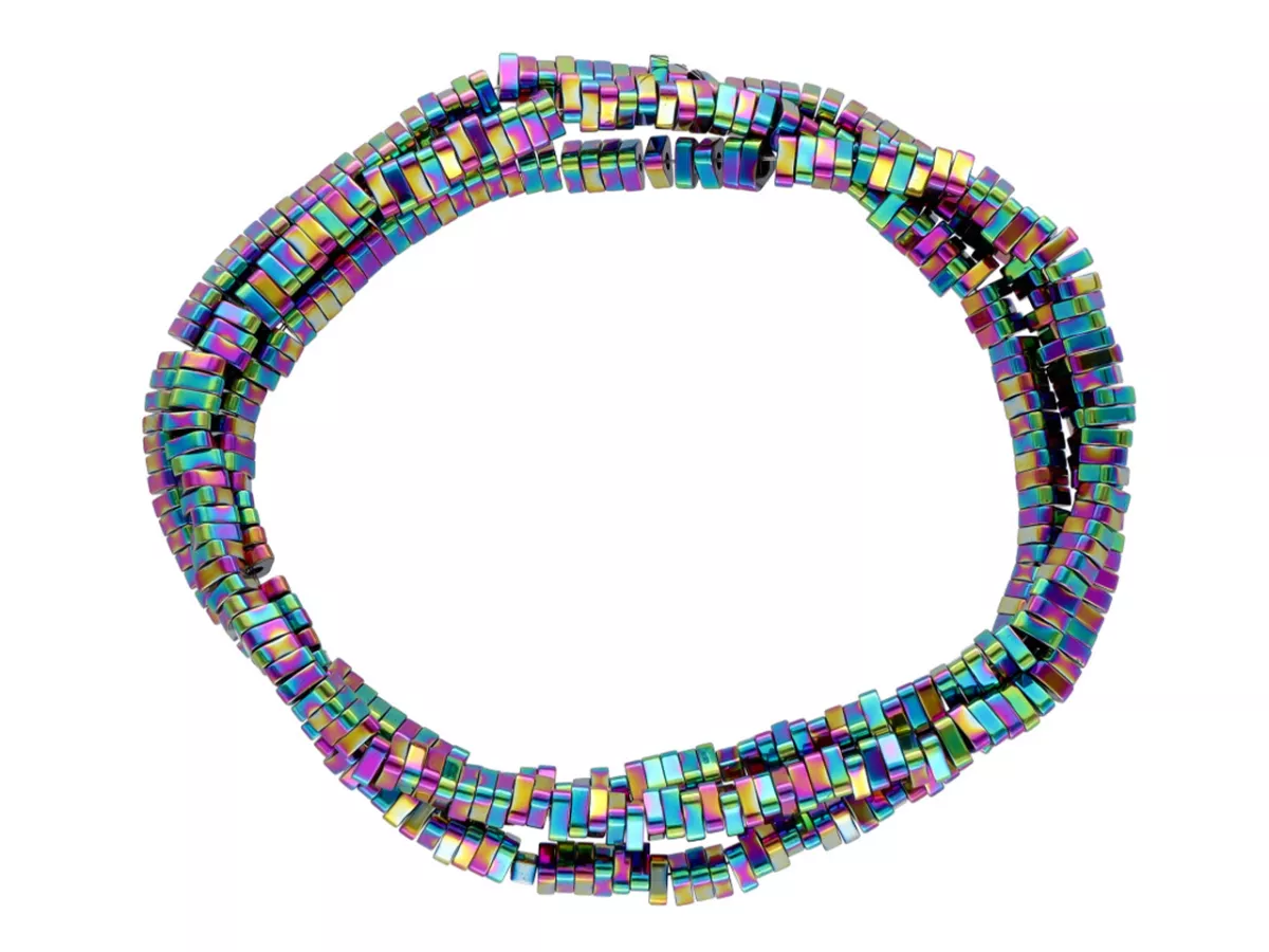 K7J61 HEMATYT TRÓJKĄTY 3/1 mm - 1 SZNUR