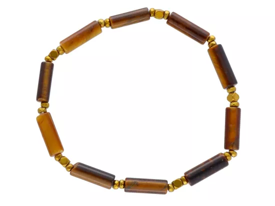 R4M70 BRANSOLETKA TYGRYSIE OKO I HEMATYT