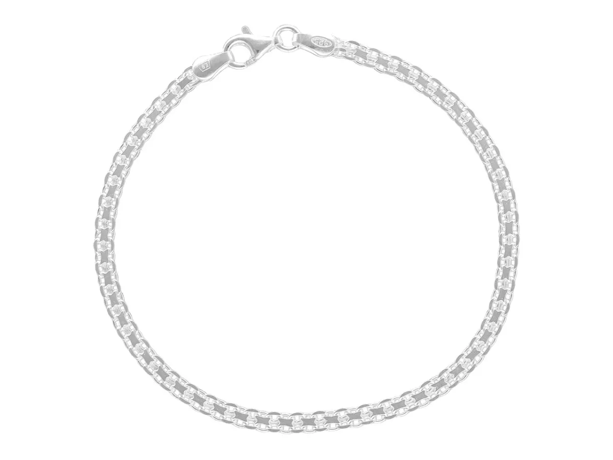 P3K62 BRANSOLETKA BISMARK 19 cm SREBRO 925