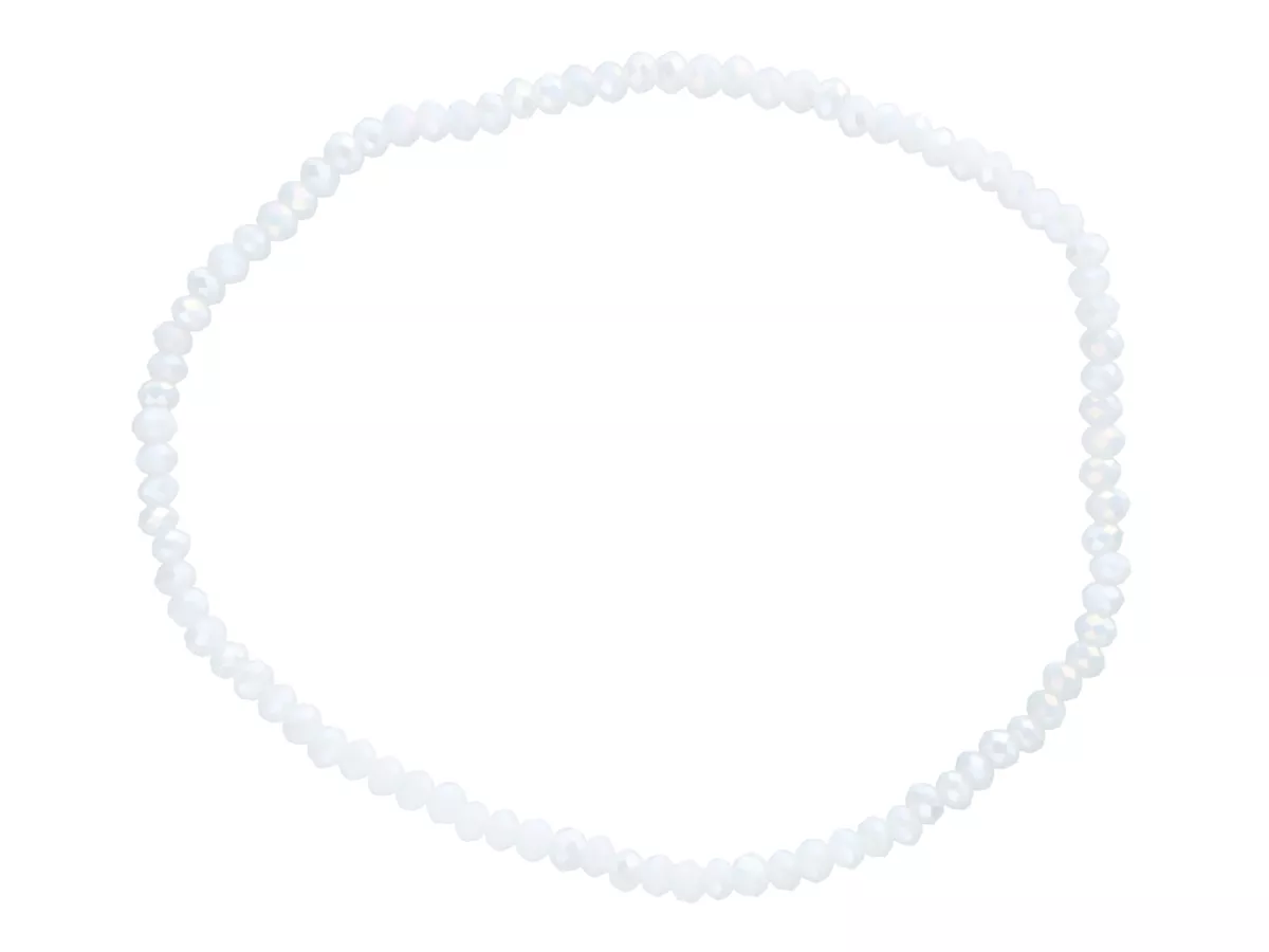 R3C10 BRANSOLETKA KRYSZTAŁKI 2,5 mm NA GUMCE