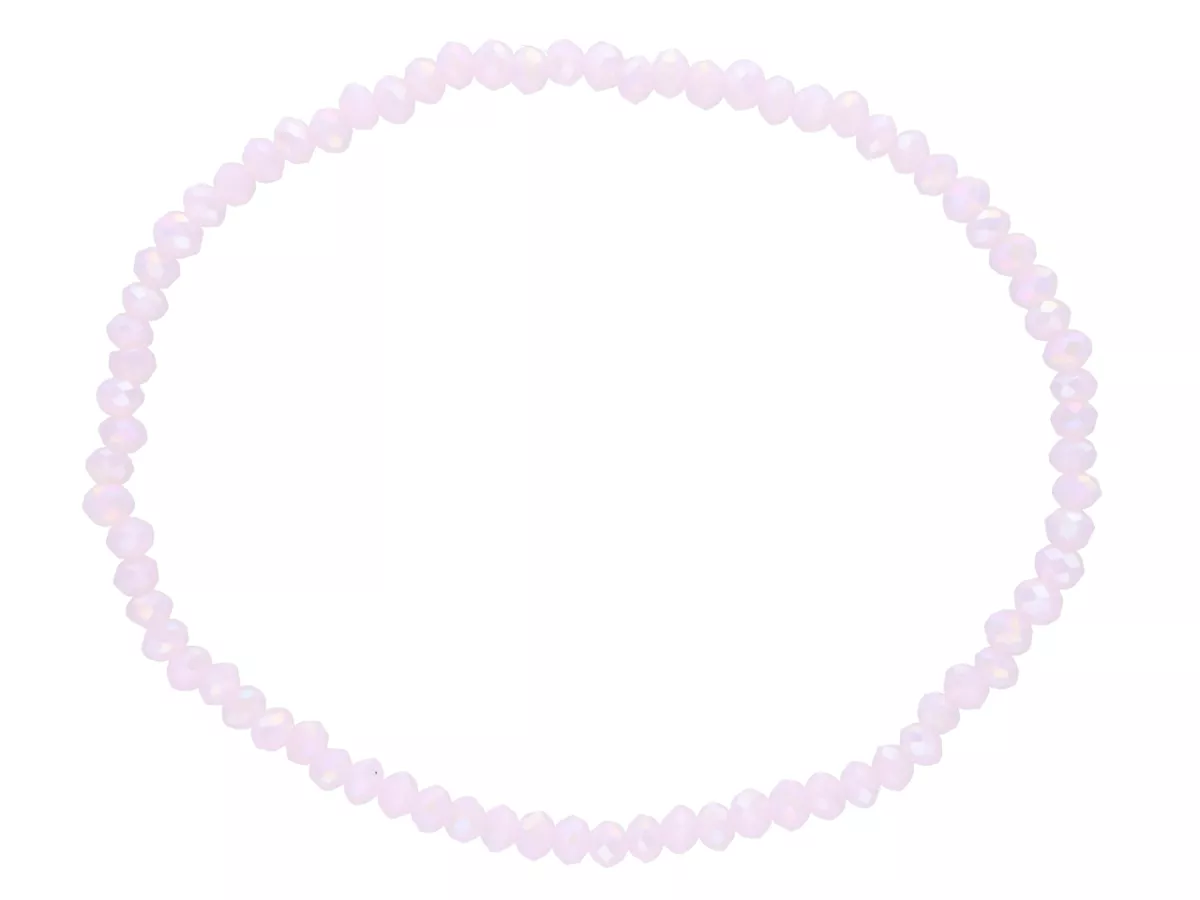 R3S52 BRANSOLETKA KRYSZTAŁKI 3 mm NA GUMCE