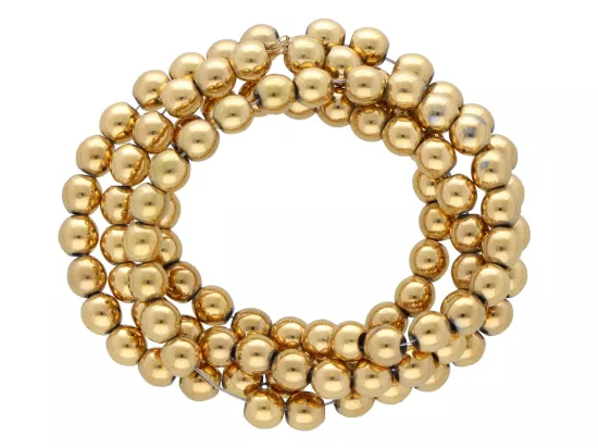 K7O39 HEMATYT MIODOWY KULE 4 mm - 1 SZNUR