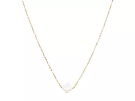 N3N85 NASZYJNIK MASA PERŁOWA I STAL CHIRURGICZNA