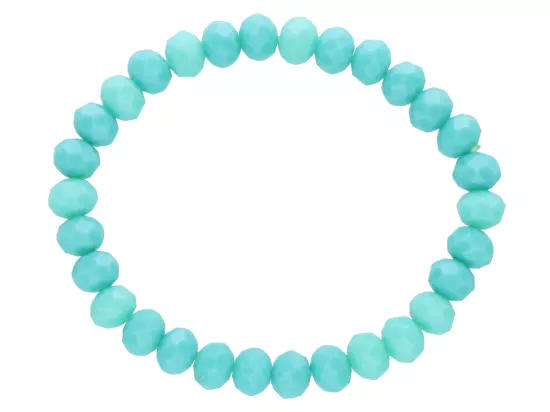 R2P96 BRANSOLETKA KRYSZTAŁKI 8 mm NA GUMCE