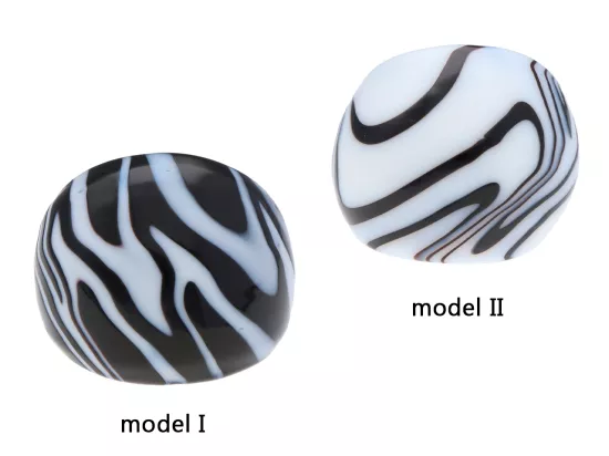 R4L26 PIERŚCIONEK SZKŁO WENECKIE