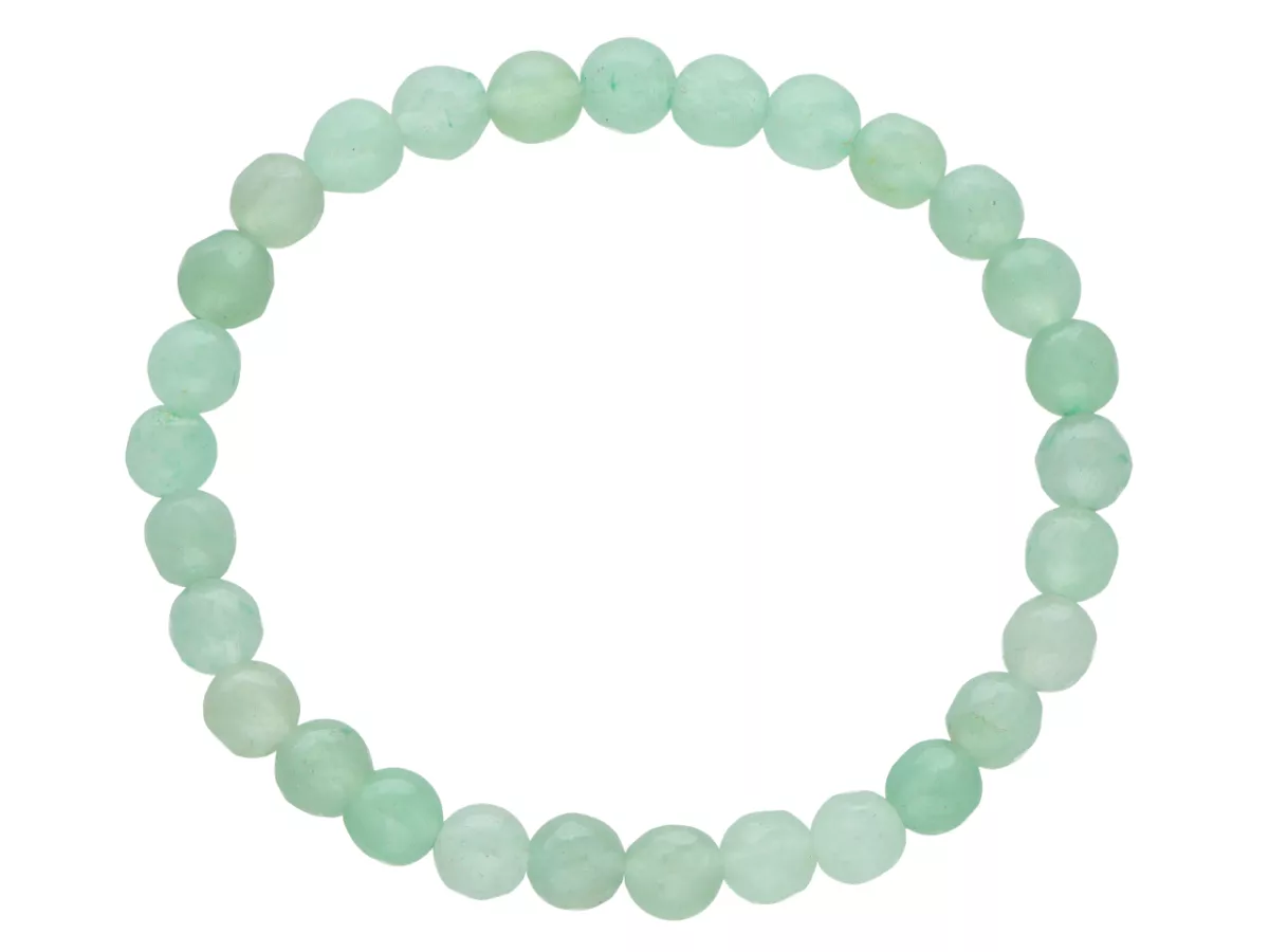 R4W53 BRANSOLETKA AWENTURYN KULE FASETOWANE 6 mm