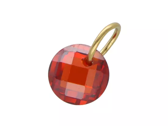 P5L26 ZAWIESZKA OZDOBNA KRYSZTAŁEK STAL CHIRURGICZNA - 1 SZTUKA