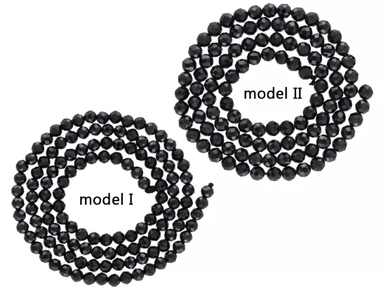 K7E25 SPINEL KULE FASETOWANE 3 mm - 1 SZNUR