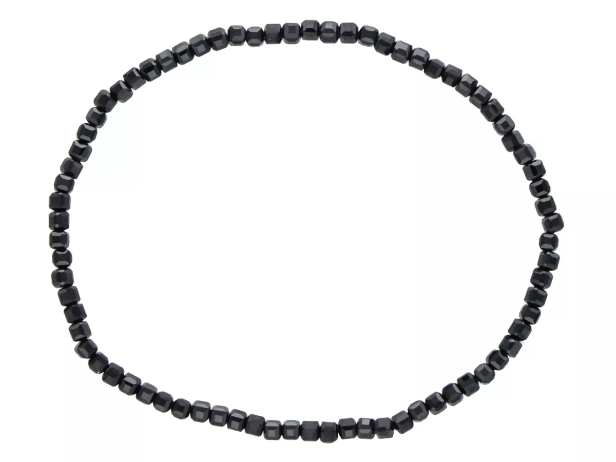 R4K84 BRANSOLETKA SPINEL KOSTKI FASETOWANE 2,5 mm