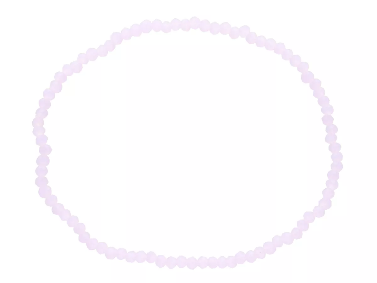 R3U15 BRANSOLETKA KRYSZTAŁKI 2,5 mm NA GUMCE