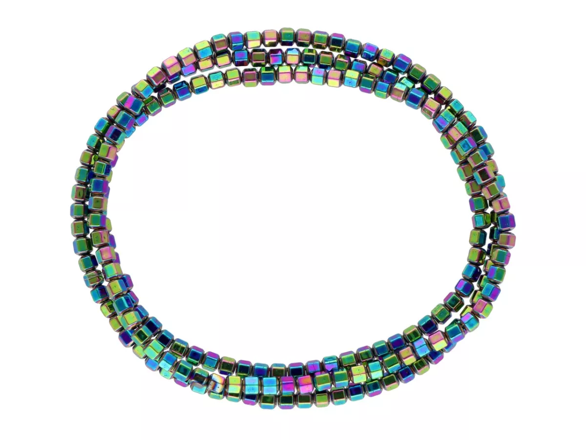 K6S87 HEMATYT SZEŚCIOKĄTY 2/2 mm - 1 SZNUR