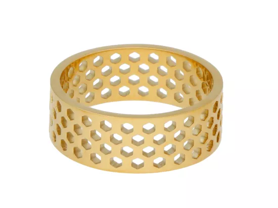 R3J20 PIERŚCIONEK ZE STALI CHIRURGICZNEJ - 1 SZTUKA