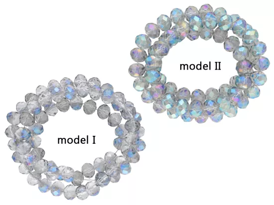 S1X47 KRYSZTAŁKI 8/6,5 mm - 1 SZNUR