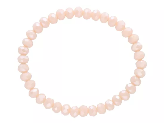 R2T05 BRANSOLETKA KRYSZTAŁKI 6 mm NA GUMCE