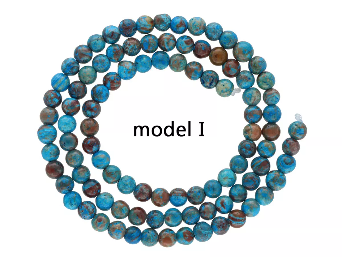 K7D60 TURKUS AFRYKAŃSKI KULE 4 mm - 1 SZNUR