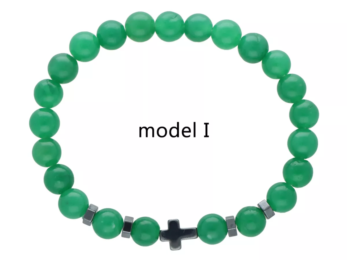 R4N99 BRANSOLETKA AWENTURYN KULE 8,5 mm