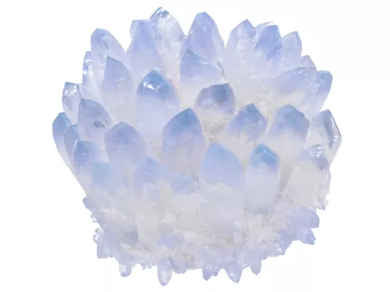 K7K65 NATURALNY KRYSZTAŁ GÓRSKI NIEBIESKI SZCZOTKA