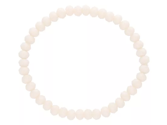 R2A06 BRANSOLETKA KRYSZTAŁKI 6 mm NA GUMCE