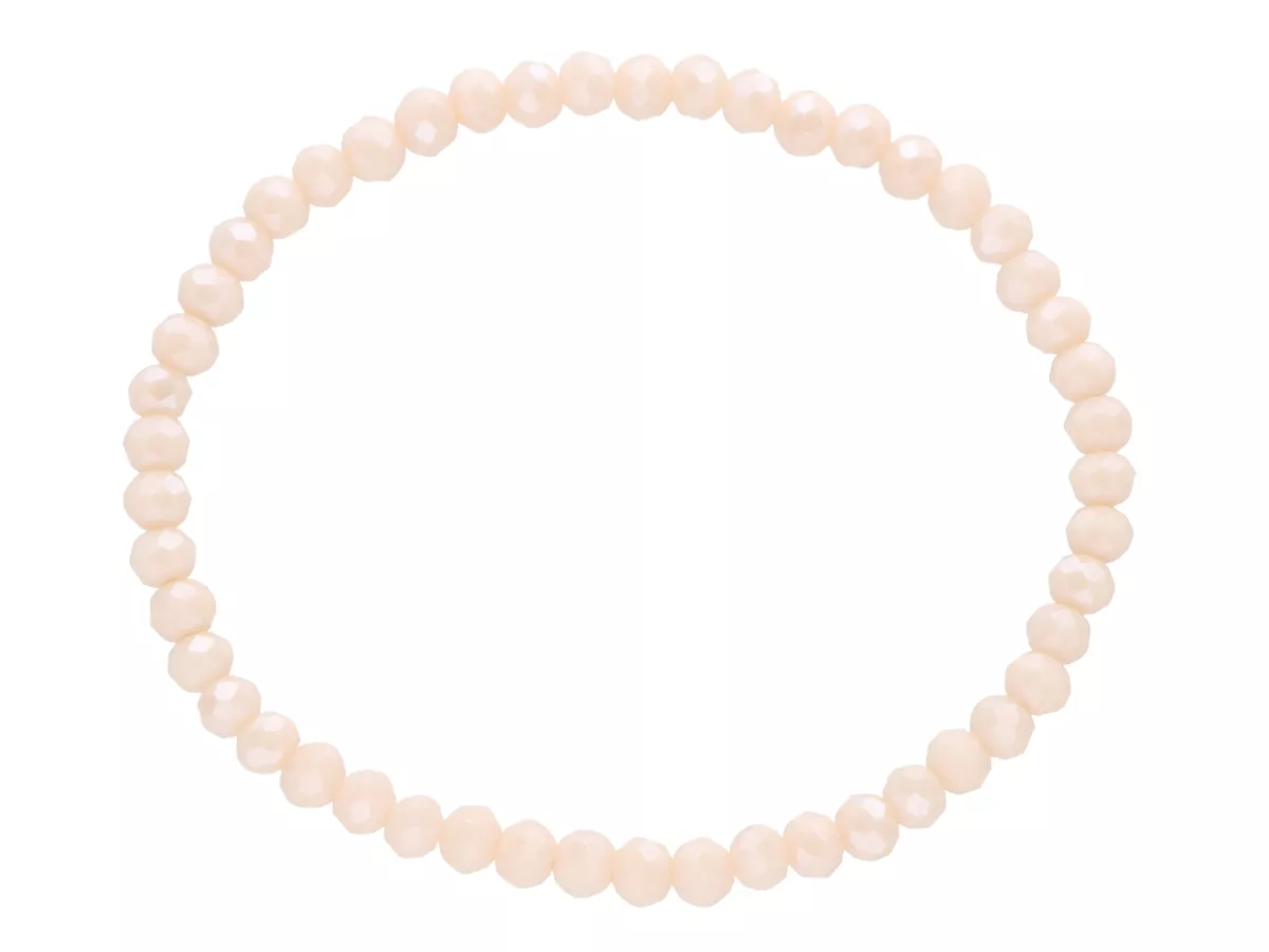 R2S79 BRANSOLETKA KRYSZTAŁKI 4,5 mm NA GUMCE