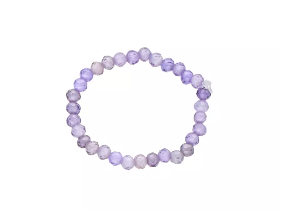 R3B75 PIERŚCIONEK CYRKONIA SZKLANA KULE FASETOWANE 2 mm