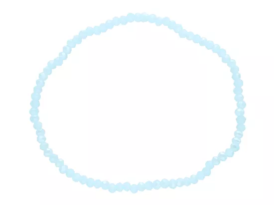 R3U30 BRANSOLETKA KRYSZTAŁKI 2,5 mm NA GUMCE