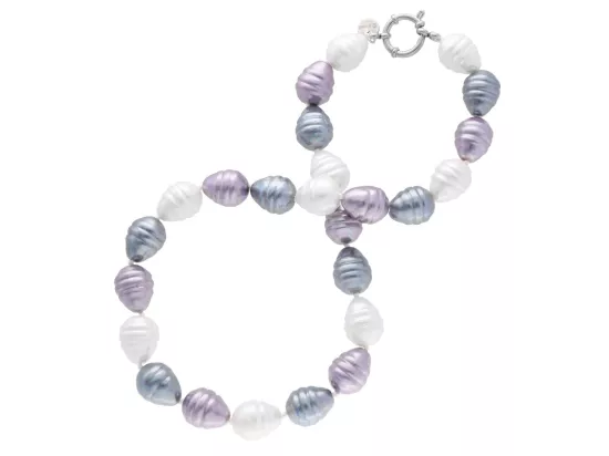 N2K10 NASZYJNIK PERŁA MAJORKA