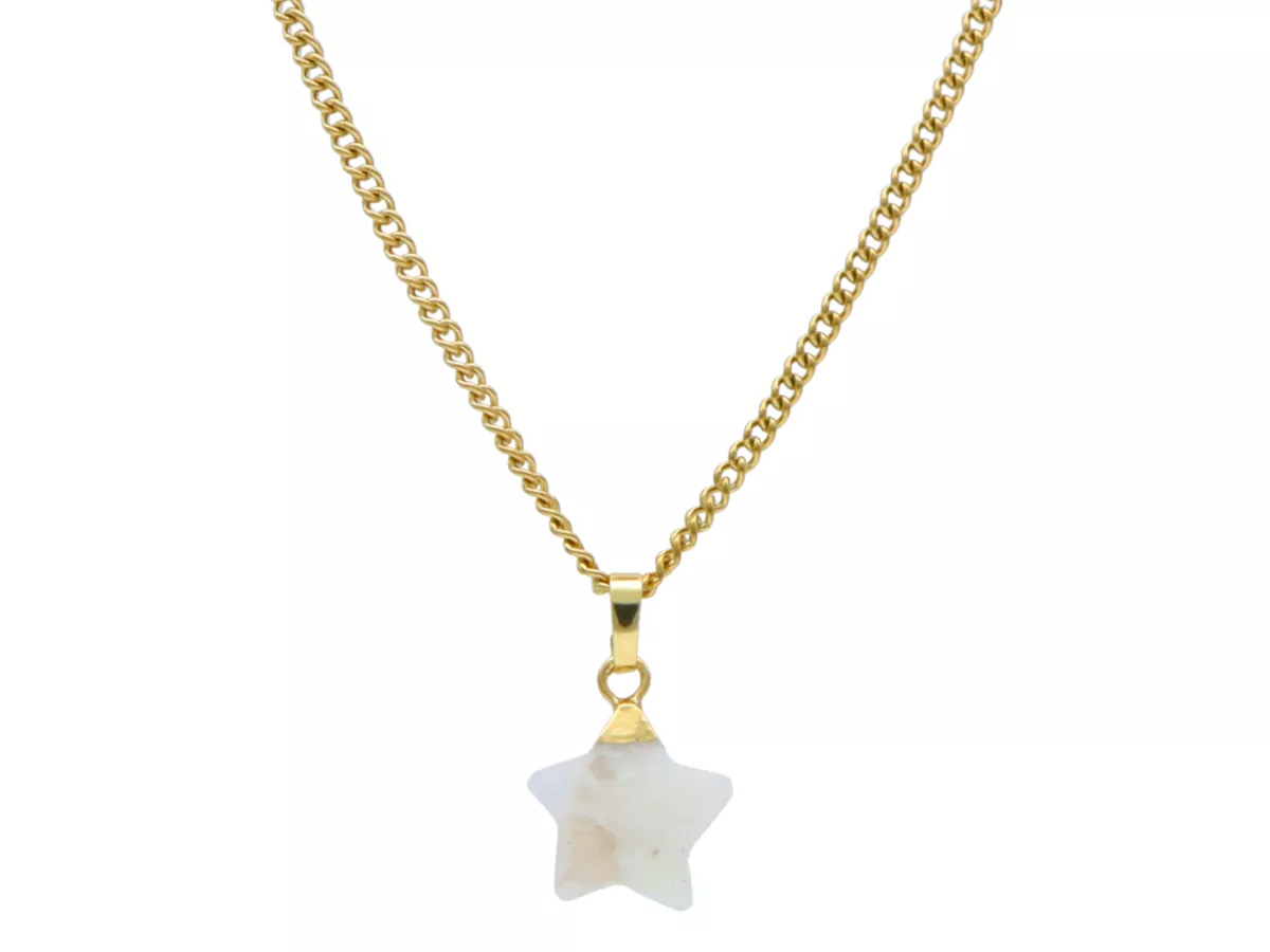 N3I53 NASZYJNIK KAMIEŃ KSIĘŻYCOWY I STAL CHIRURGICZNA