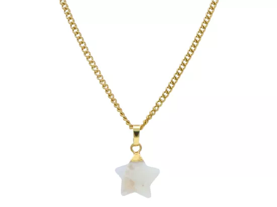 N3I53 NASZYJNIK KAMIEŃ KSIĘŻYCOWY I STAL CHIRURGICZNA