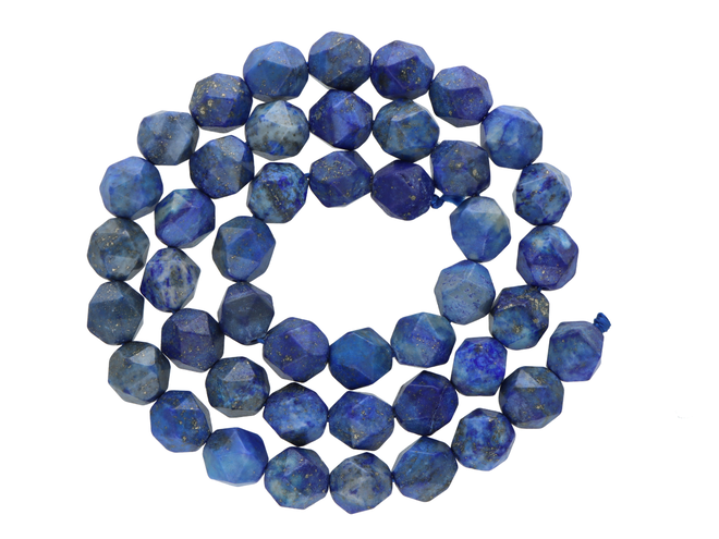 K7K09 LAPIS LAZULI DIAMENTOWY FASET KULE 8 mm - 1 SZNUR