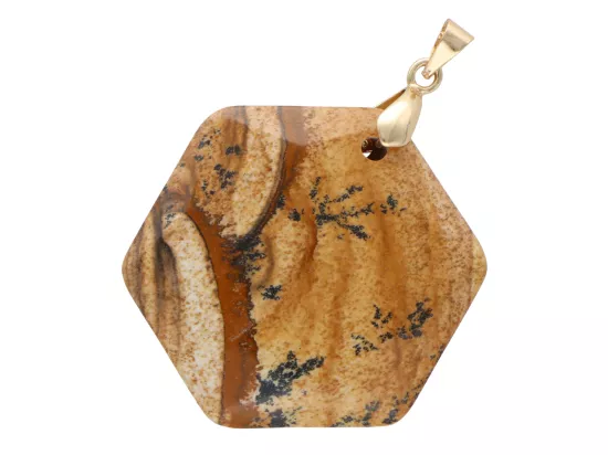 W2H76 WISIOR ZAWIESZKA JASPIS OBRAZKOWY