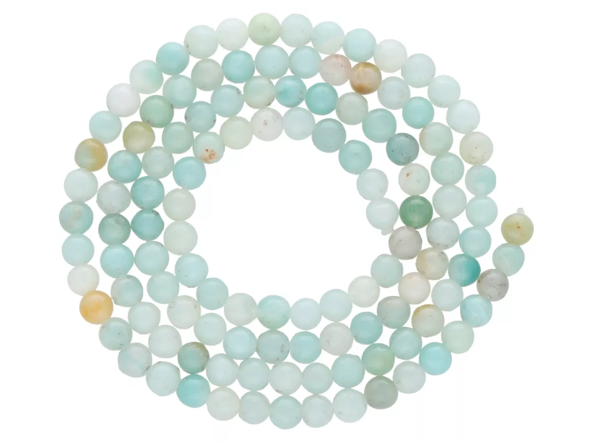 K7O14 AMAZONIT KULE 3,5 mm - 1 SZNUR