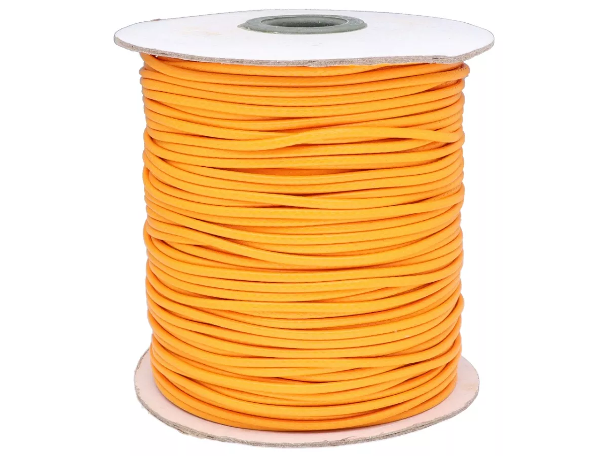 L3E47 SZNUREK JUBILERSKI WOSKOWANY 2,1mm 90m