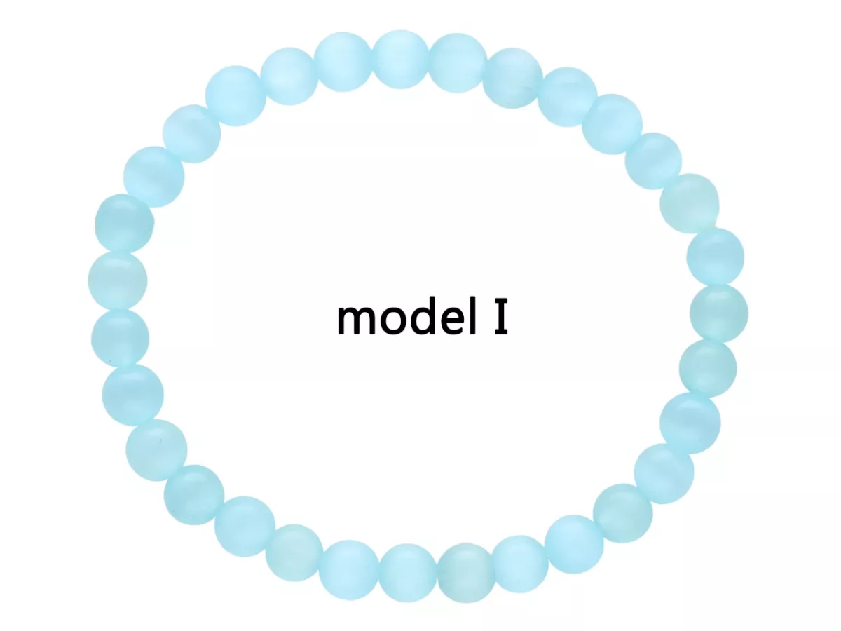 R4I06 BRANSOLETKA KOCIE OKO KULE 6 mm