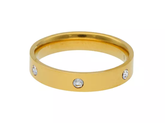 R4A02 PIERŚCIONEK ZE STALI CHIRURGICZNEJ - 1 SZTUKA