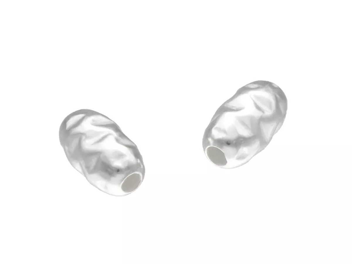 P3J08 PRZEKŁADKI OZDOBNE 4 mm SREBRO 925 - 2 SZTUKI