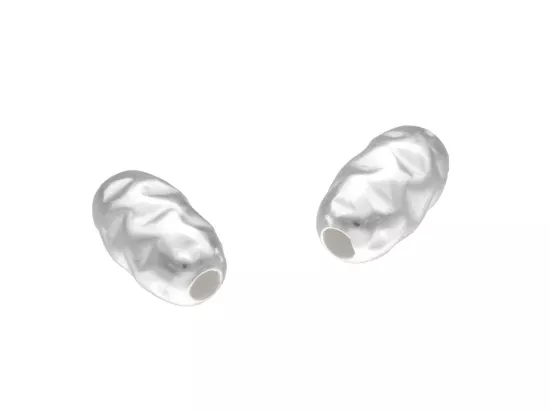 P3J08 PRZEKŁADKI OZDOBNE 4 mm SREBRO 925 - 2 SZTUKI