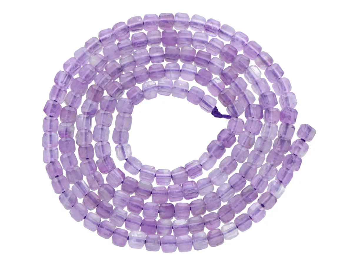 K7H62 AMETYST KOSTKI 2,5/2,5 mm - 1 SZNUR