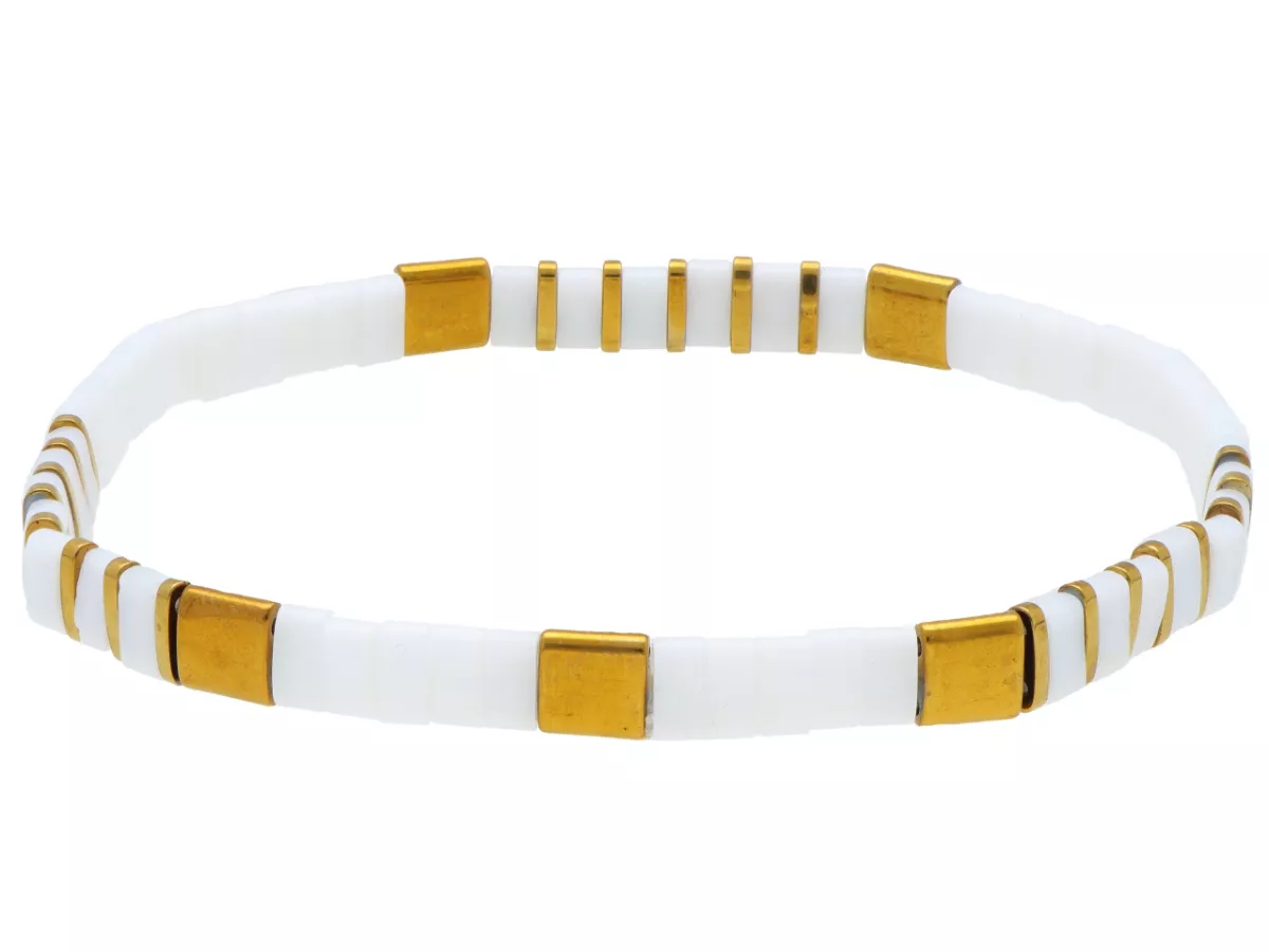 R4O53 BRANSOLETKA KORALIKI MIYUKI I HEMATYT