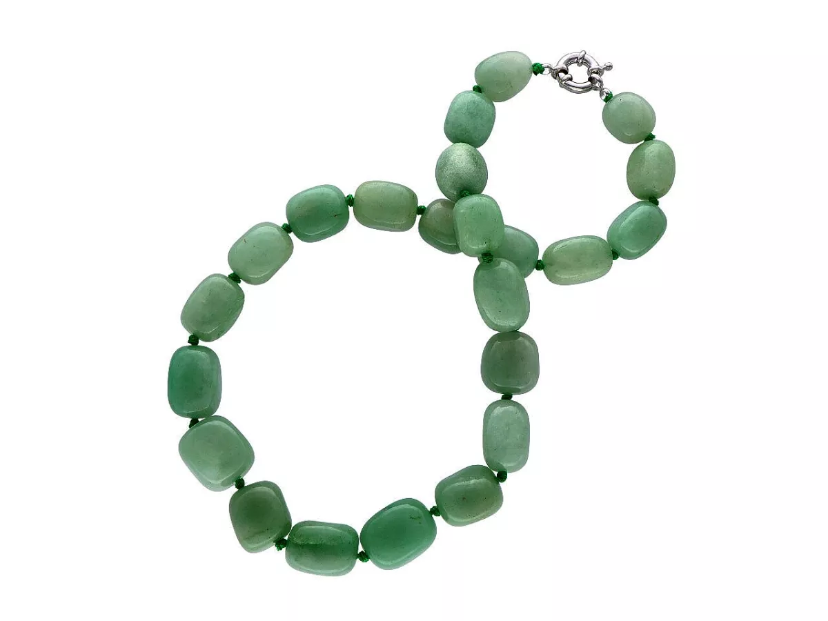 N3K84 NASZYJNIK AWENTURYN BRYŁKI