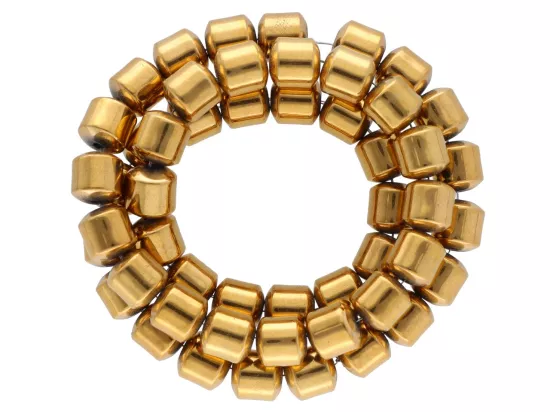 K7P08 HEMATYT MIODOWY WAŁKI 8/8 mm - 1 SZNUR