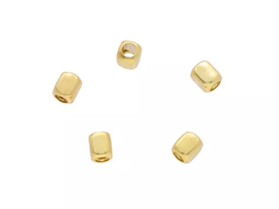 P3L12 PRZEKŁADKA OZDOBNA CUBO 3,5 mm SREBRO 925 POZŁAC. - 5 SZTUK