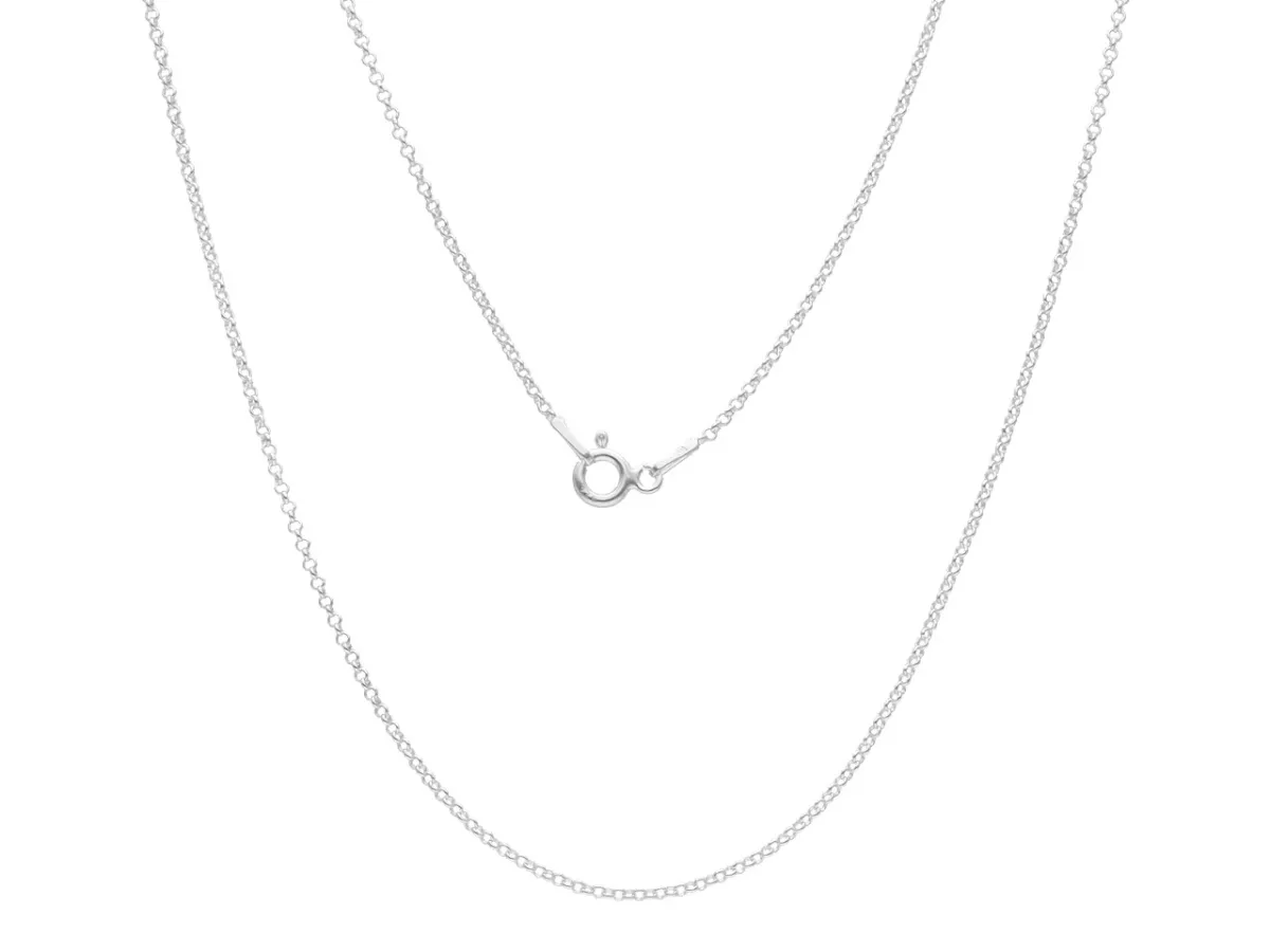 P3L01 ŁAŃCUSZEK ROLO 50 cm SREBRO 925