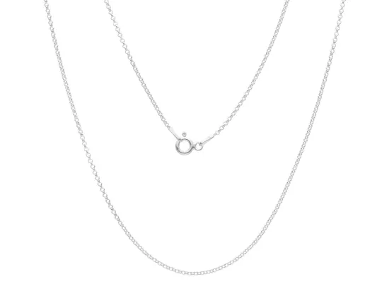 P3L01 ŁAŃCUSZEK ROLO 50 cm SREBRO 925