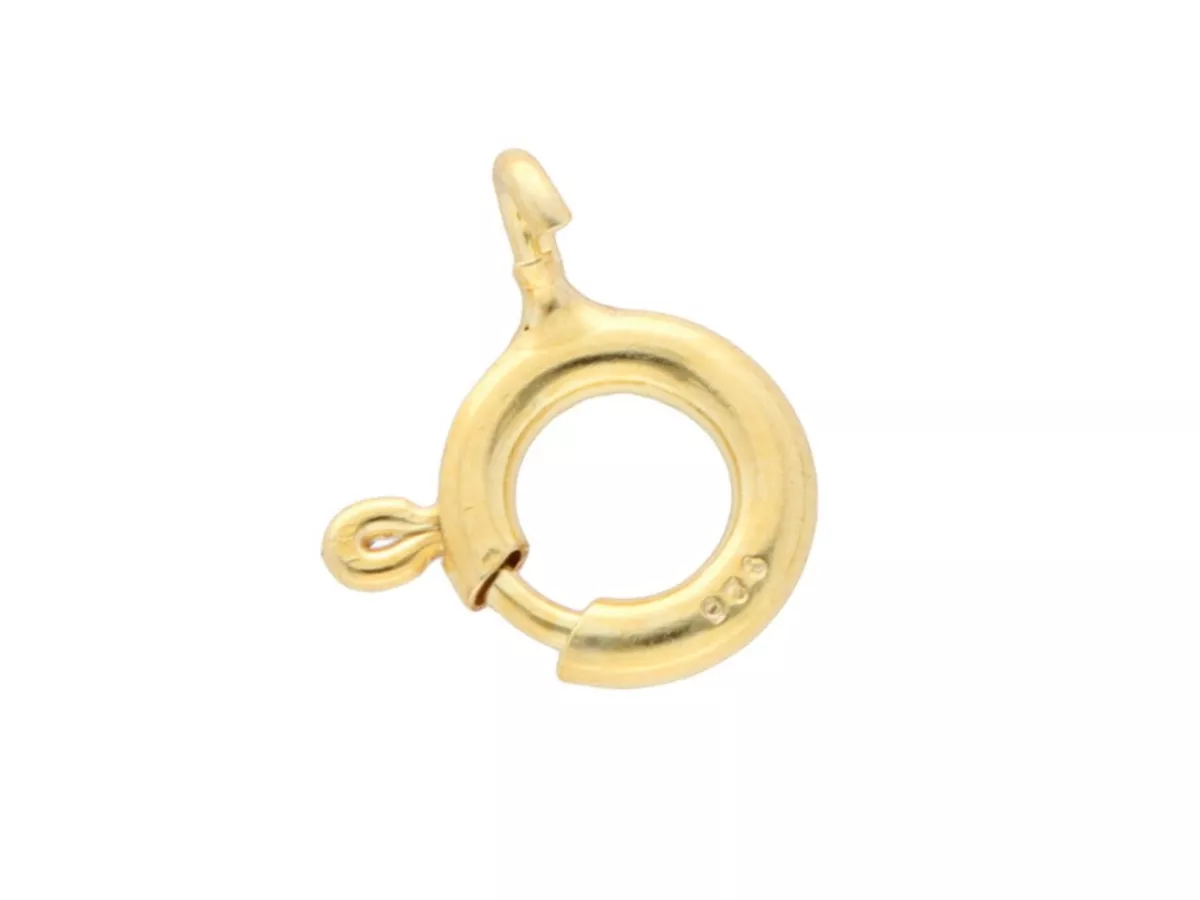 P3H60 ZAPIĘCIE FEDERING 7 mm SREBRO 925 POZŁACANE - 1 SZTUKA