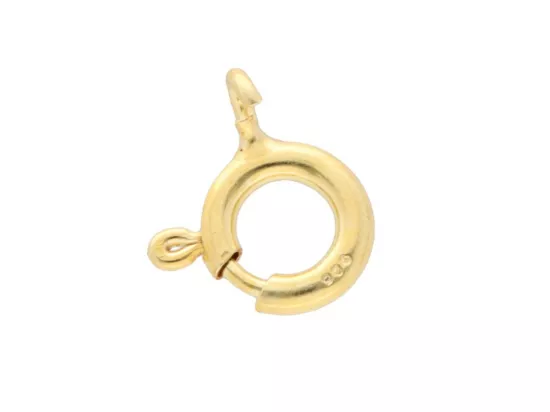 P3H60 ZAPIĘCIE FEDERING 7 mm SREBRO 925 POZŁACANE - 1 SZTUKA