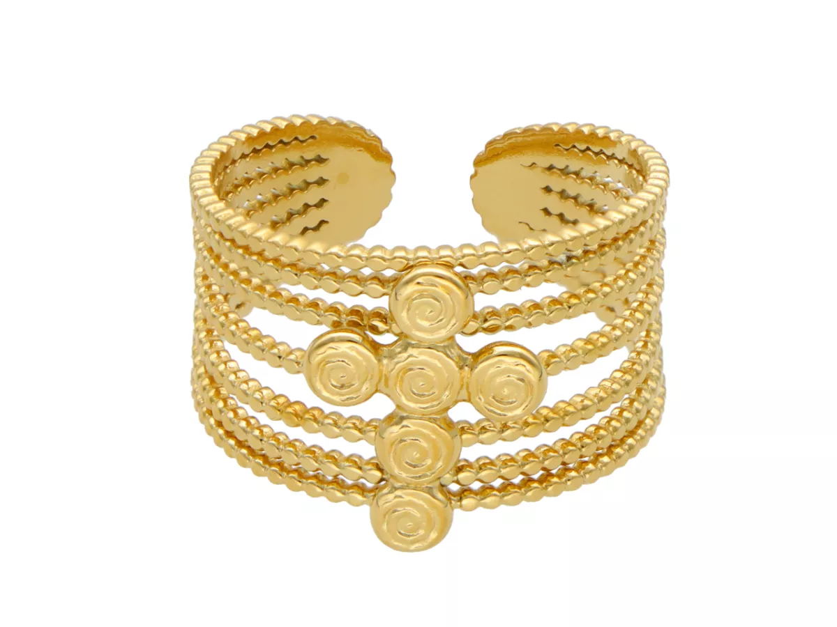 R3X35 PIERŚCIONEK ZE STALI CHIRURGICZNEJ - 1 SZTUKA